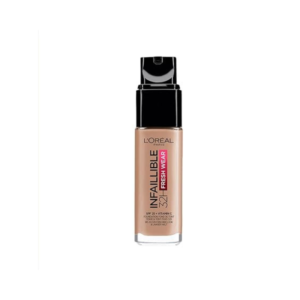 Loreal Infallible 32H foundation 225 Beige SPF 25 radiant finish long lasting liquid foundation