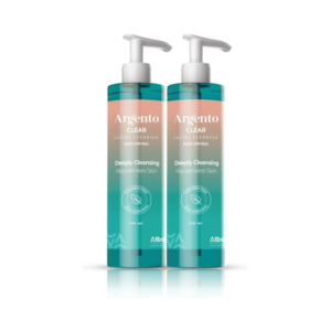 Argento clear facial cleanser 400ml deep cleansing refreshing face wash