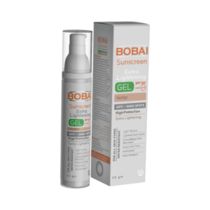 Bobai tinted sunscreen gel SPF 50 lightweight brightening sun protection