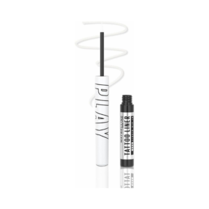 Maybelline tattoo play white liquid eyeliner waterproof matte finish 2.1ml