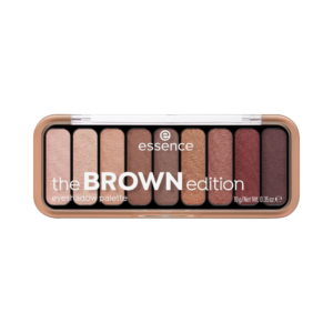 Essence The Brown Edition Eyeshadow Palette warm brown shades for natural and smoky eye looks